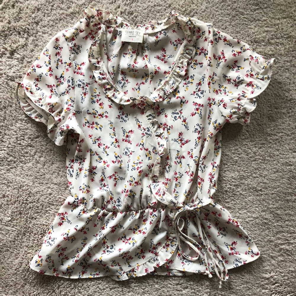 Ruffle flower dress